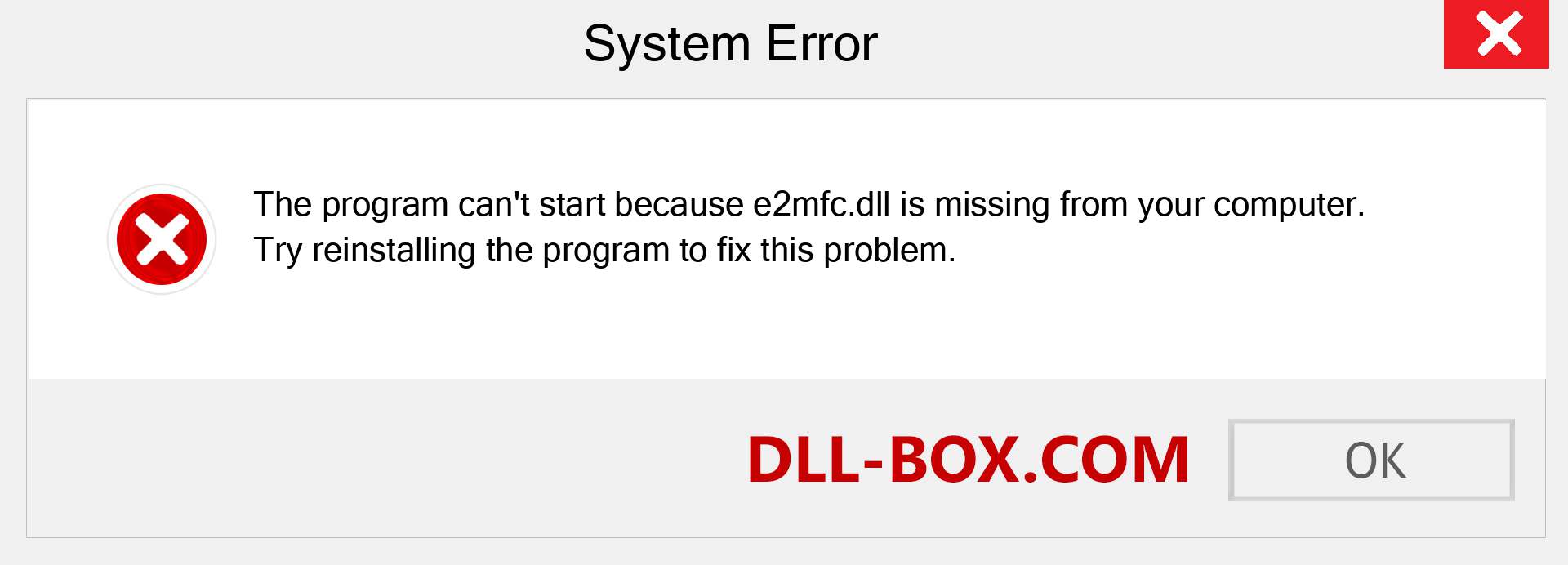  e2mfc.dll file is missing?. Download for Windows 7, 8, 10 - Fix  e2mfc dll Missing Error on Windows, photos, images
